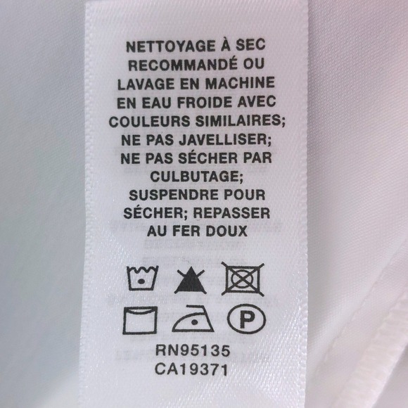 LAFAYETTE 148 NEW YORK White Mandarin Collar Poplin Tunic Blouse Size 1X EUC - Picture 9 of 11